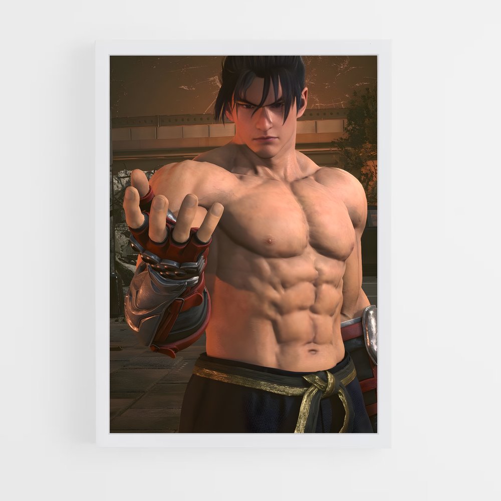 Poster Jin kazama – affiche Tekken (vue 3)